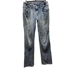Mossimo Size 3 L Low Rise Blue Jeans Preloved